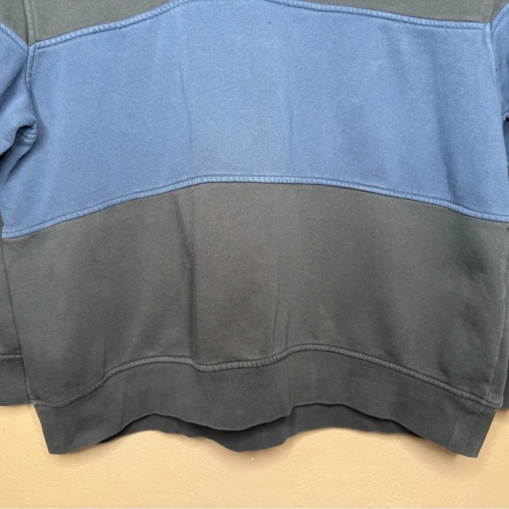 Levi's Men's Crewneck Fleece Pullover Black & Blue Sweatshirt Size XL Streetwear